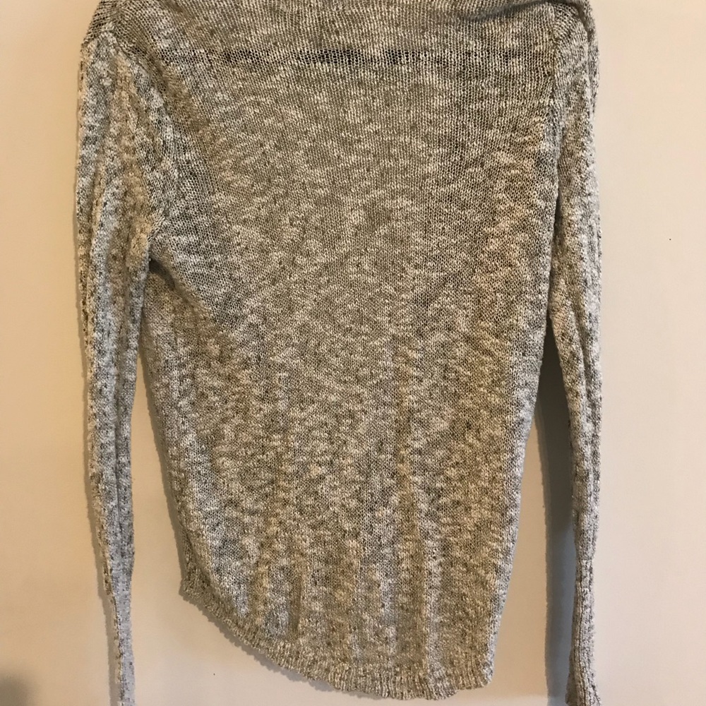 Low cut sweater